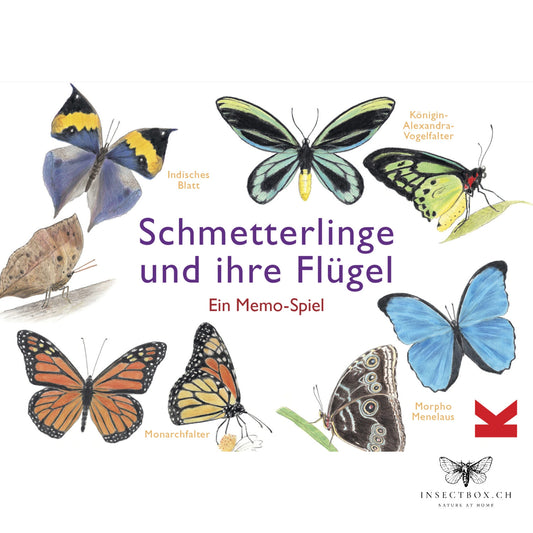 Schmetterlinge und ihre Flügel - Ein Memo-Spiel - 6 - 88 J.